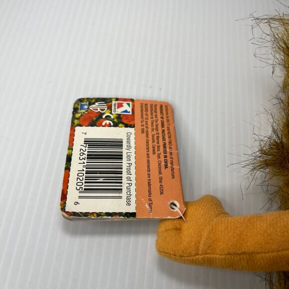 NWT 1998 Wizard of Oz COWARDLY LION Doll Merry-O Collection Plush Vintage Toy - Picture 7 of 12